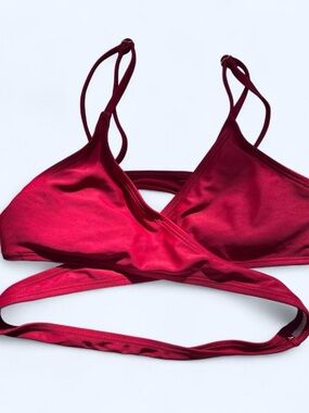 Kids Swim Bikini top - Red